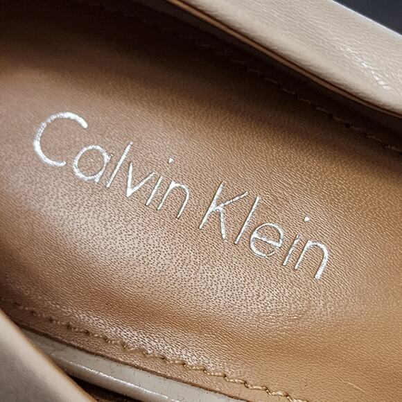 Calvin Klein 9.5 Cream Pointed Toe Heels - Picture 6 of 9